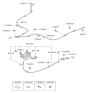 Diagram for 2012 Hyundai Sonata Hybrid Parking Brake Cable - 59750-4R000