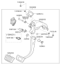 Diagram for Hyundai Santa Fe Brake Light Switch - 93810-3S000