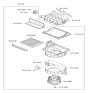 Diagram for Hyundai Blower Motor - 97113-4R000