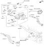 Diagram for 2012 Hyundai Sonata Hybrid Thermostat Housing - 25620-2G670