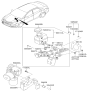 Diagram for Hyundai Brake Master Cylinder Reservoir - 58500-4R102