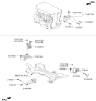 Diagram for 2013 Hyundai Sonata Hybrid Motor And Transmission Mount - 21830-4R000