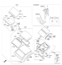 Diagram for 2013 Hyundai Sonata Hybrid Sunroof - 81600-3S010-TX