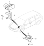 Diagram for 2006 Hyundai Entourage ABS Control Module - 58920-4D000