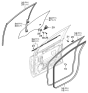 Diagram for Hyundai Entourage Weather Strip - 82220-4D000