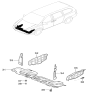 Diagram for Hyundai Entourage Air Deflector - 29136-4D600