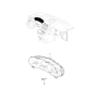 Diagram for 2006 Hyundai Entourage Speedometer - 94001-4J030