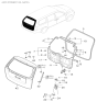 Diagram for Hyundai Entourage Tailgate Lock Actuator Motor - 81230-4D000