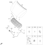 Diagram for Hyundai Hood Latch - 81130-J9000