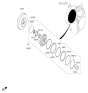 Diagram for Hyundai Kona Torque Converter - 45100-3F870