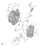 Diagram for 2020 Hyundai Kona Bellhousing - 43115-2D020