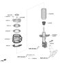 Diagram for 2020 Hyundai Kona Shock And Strut Mount - 54610-F0000