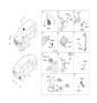 Diagram for 2022 Hyundai Kona Antenna - 95460-J9000