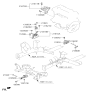 Diagram for 2024 Hyundai Elantra Engine Mount Torque Strut - 21950-F2000