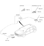 Diagram for 2021 Hyundai Kona Antenna - 96210-J9300