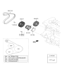 Diagram for 2018 Hyundai Kona Drive Belt - 25212-2B760