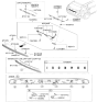 Diagram for 2022 Hyundai Kona N Tailgate Handle - 81260-J9000
