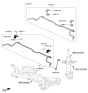 Diagram for 2020 Hyundai Kona Sway Bar Kit - 54810-J9200
