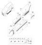 Diagram for 2023 Hyundai Santa Fe Door Moldings - 87731-S2AB0