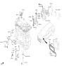 Diagram for Hyundai Santa Fe Hybrid Engine Control Module - 39131-2MTL0