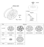 Diagram for 2026 Hyundai Tucson Spare Wheel - 52910-N9720