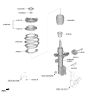 Diagram for 2025 Hyundai Tucson Coil Springs - 54630-P1CL0