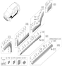 Diagram for 2025 Hyundai Kona Door Moldings - 87722-BENA0