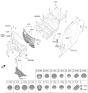 Diagram for Hyundai Kona Electric Dash Panels - 84120-BF000