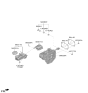 Diagram for Hyundai Kona Electric Brake Master Cylinder Reservoir - 58511-DF000