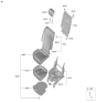 Diagram for 2025 Hyundai Ioniq 5 Seat Cover - 89260-PI020-RXV