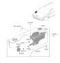Diagram for 2025 Hyundai Ioniq 5 Washer Reservoir - 98611-PI000