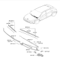 Diagram for 2025 Hyundai Ioniq 5 Wiper Arm - 98321-PI100