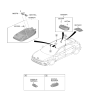 Diagram for Hyundai Ioniq 5 N Dome Light - 92803-GI070-MMN