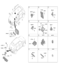 Diagram for Hyundai Ioniq 5 N Tailgate Handle - 81820-NI000