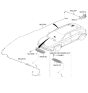 Diagram for 2025 Hyundai Ioniq 5 Antenna - 96240-PI000