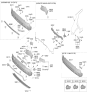 Diagram for 2026 Hyundai Ioniq 5 Bumper - 86650-PI000-CA