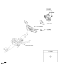 Diagram for Hyundai Sonata Steering Angle Sensor - 93480-1Y000