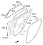 Diagram for Hyundai Genesis G80 Weather Strip - 83210-B1010