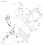 Diagram for Hyundai Genesis G80 A/C Hose - 97763-B1710