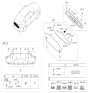 Diagram for 2019 Hyundai Genesis G80 Emblem - 86311-B1700