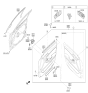 Diagram for Hyundai Genesis G80 Power Window Switch - 93570-B1062-4X