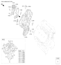 Diagram for 2017 Hyundai Genesis G80 Timing Cover - 21351-3L120