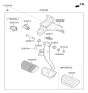 Diagram for 2019 Hyundai Genesis G80 Brake Light Switch - 93810-D2100