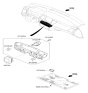 Diagram for 2018 Hyundai Genesis G80 A/C Switch - 97250-B1121-4X