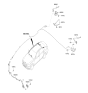 Diagram for Hyundai Genesis G80 Antenna - 96210-B1DA0-PS5