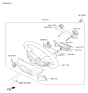 Diagram for Hyundai Genesis G80 Steering Wheel - 56111-B1AD0-RSS