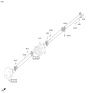 Diagram for Hyundai Drive Shaft - 49100-B1200