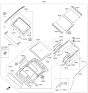 Diagram for 2017 Hyundai Genesis G80 Sunroof - 81600-B1121-RRY