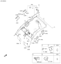 Diagram for 2020 Hyundai Genesis G80 Sun Visor - 85202-B1911-RRY