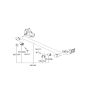 Diagram for Hyundai Accent Axle Beam - 55100-1E400